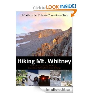 Book on how to hike Mt. Whitney via trans-sierra route