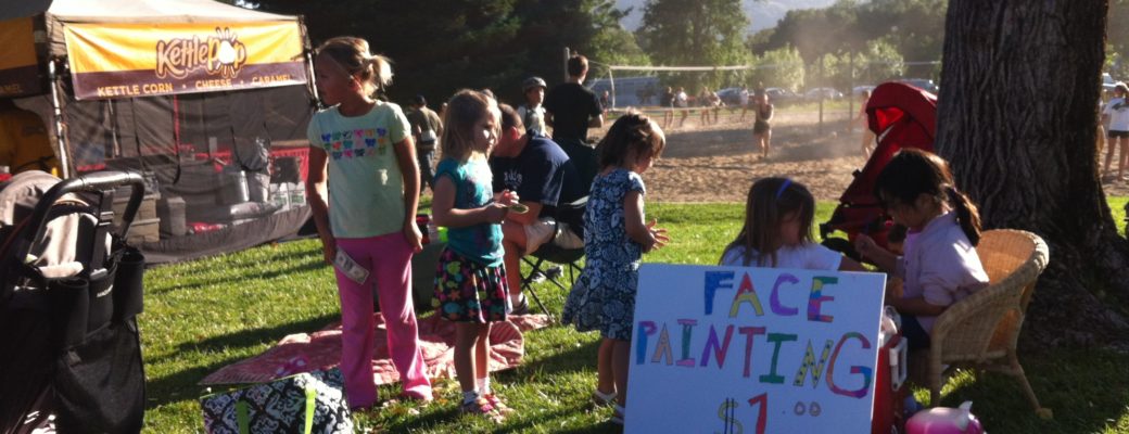 face painting to raise money for disneyland