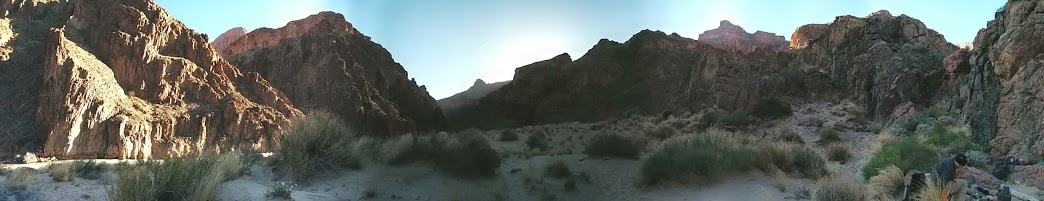 sunrise at granite rapids grand canyon