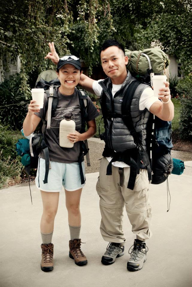 backkpacking friends on the way to Mt. Whitney