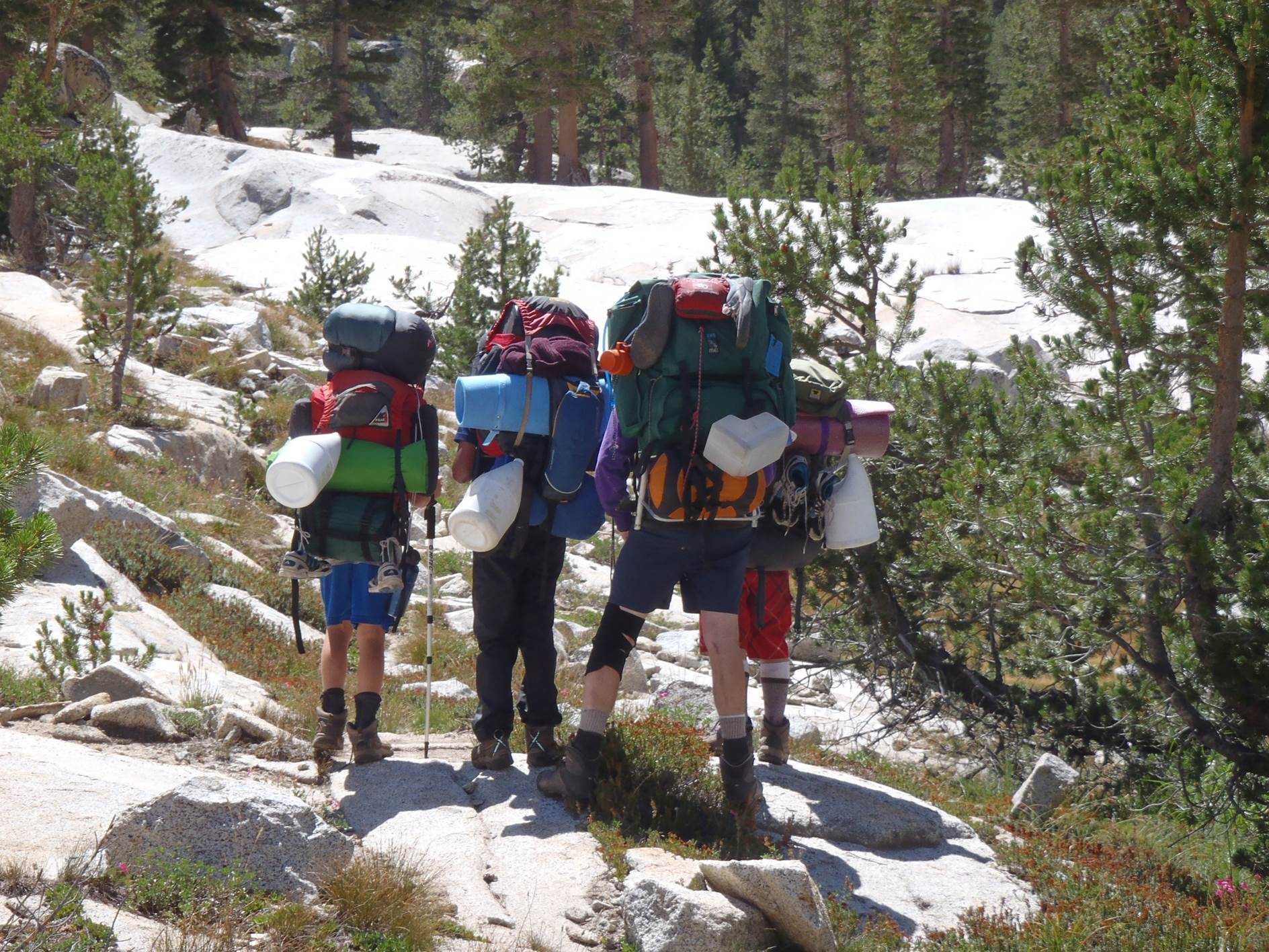 backpacking gear for trans-sierra trek to mt whitney