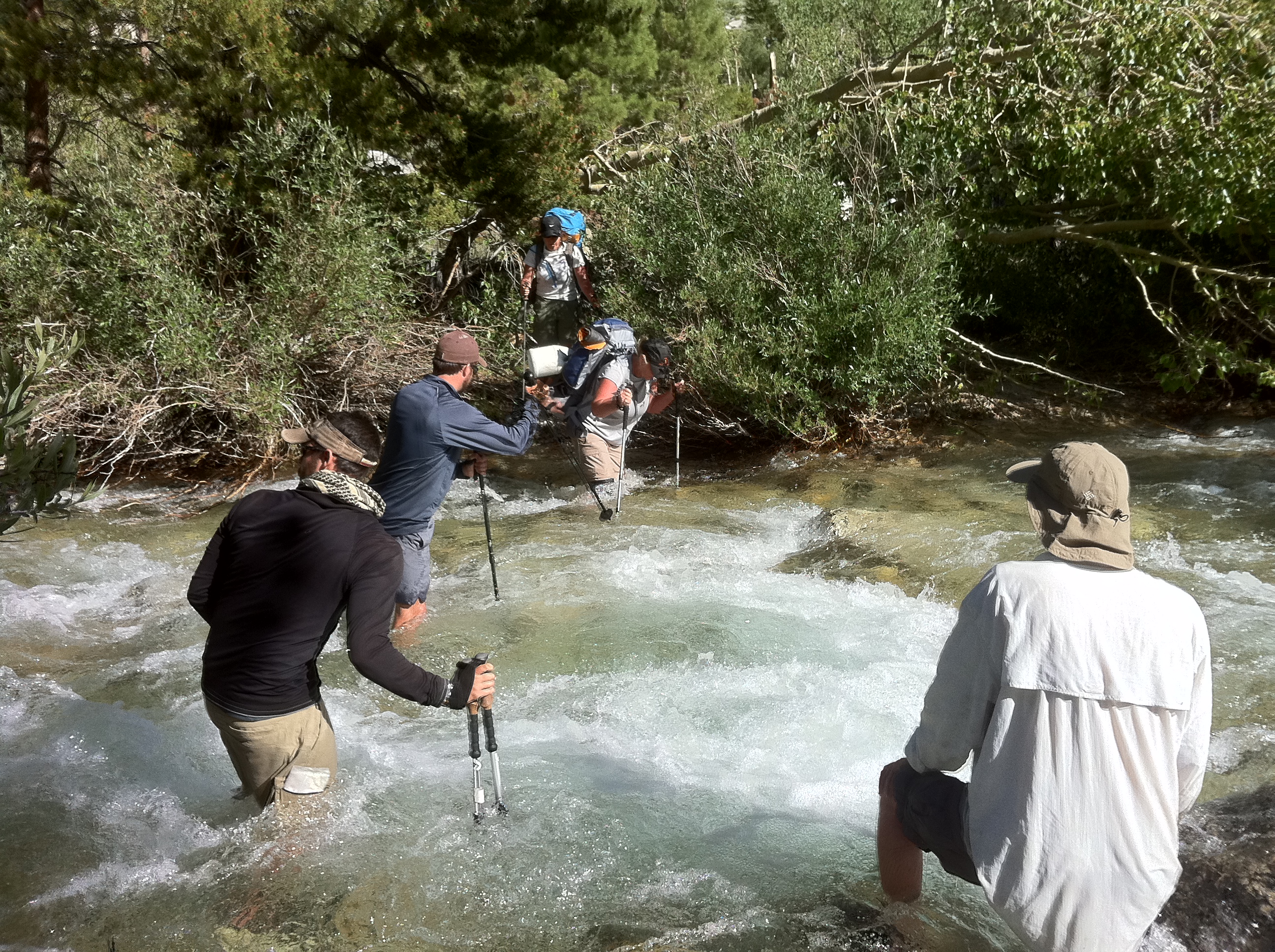 How To Cross A Stream While Hiking In The Sierra