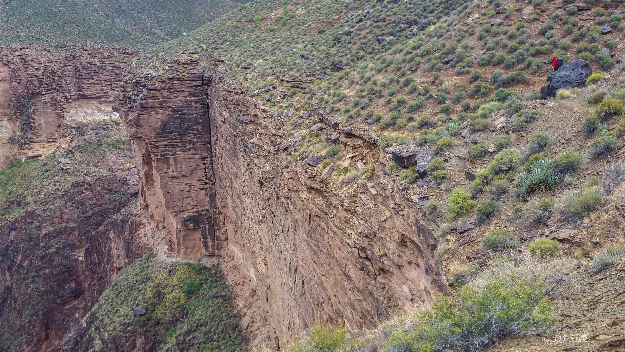 Narrow Trail on Grand Canyon Challenge