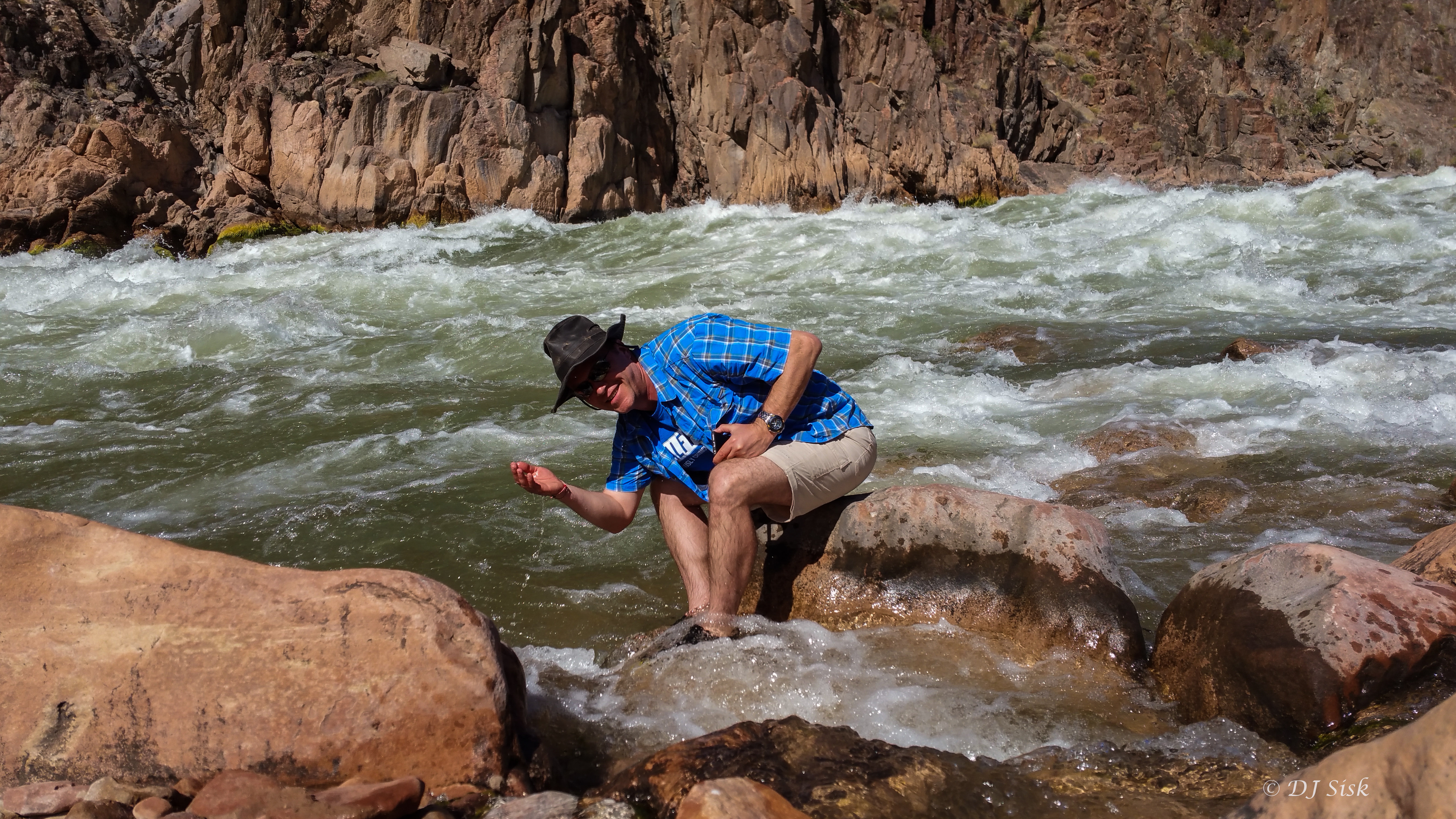 Testing the Water of the Colorado River on Grand Canyon Challenge