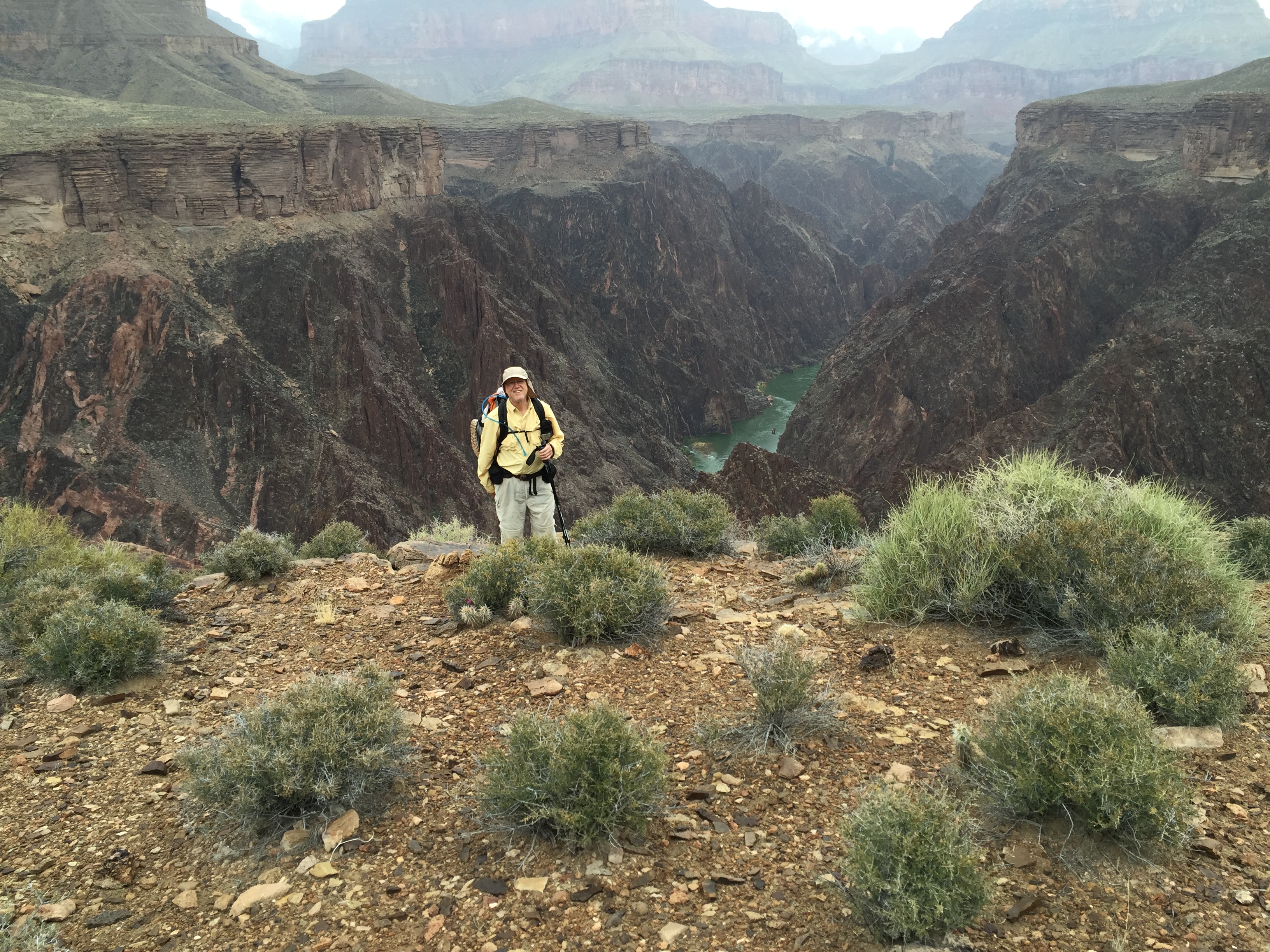 Tonto Trail view on Grand Canyon Challenge