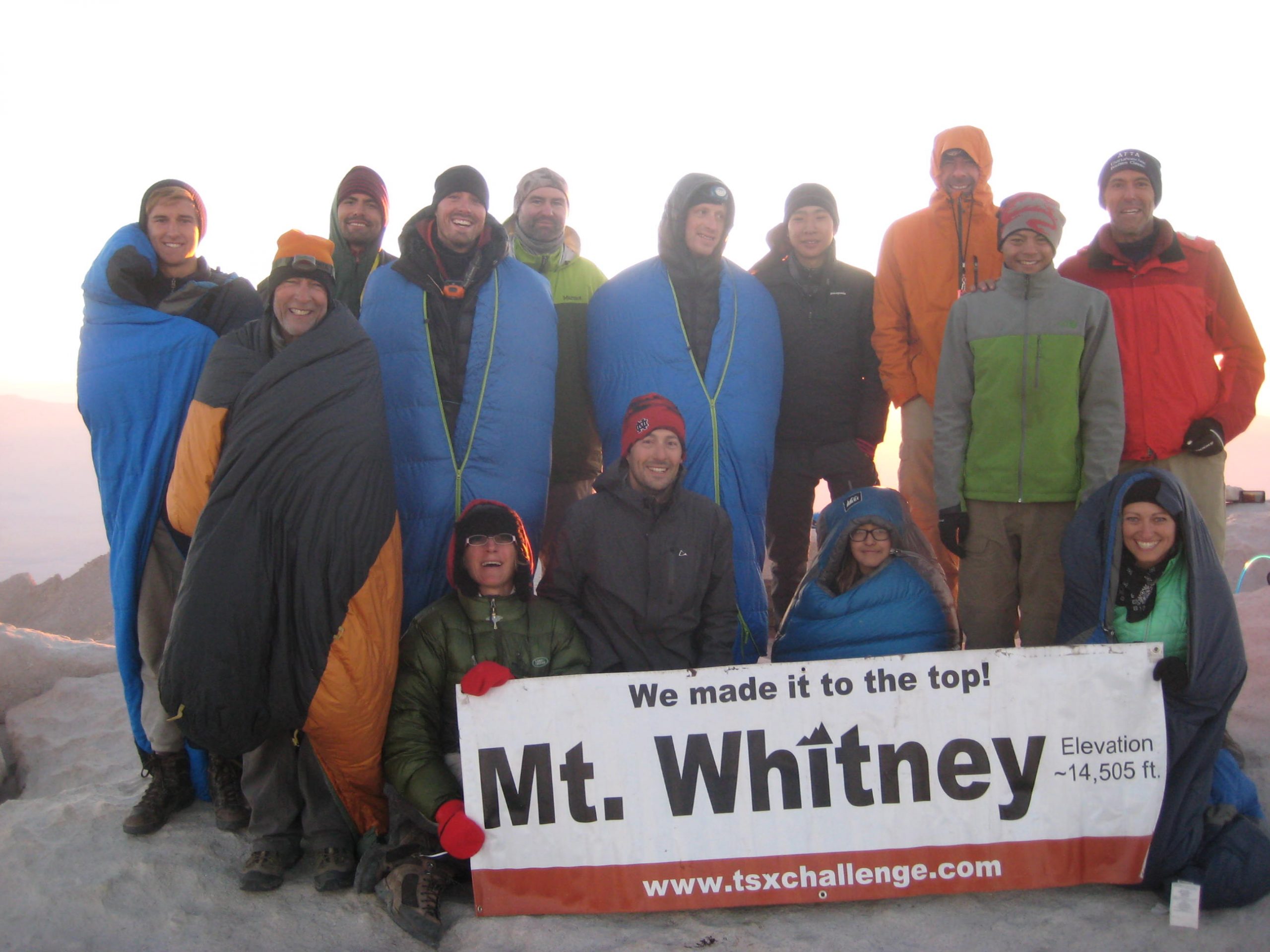 mt whitney summit trans-sierra xtreme challenge trek 2016