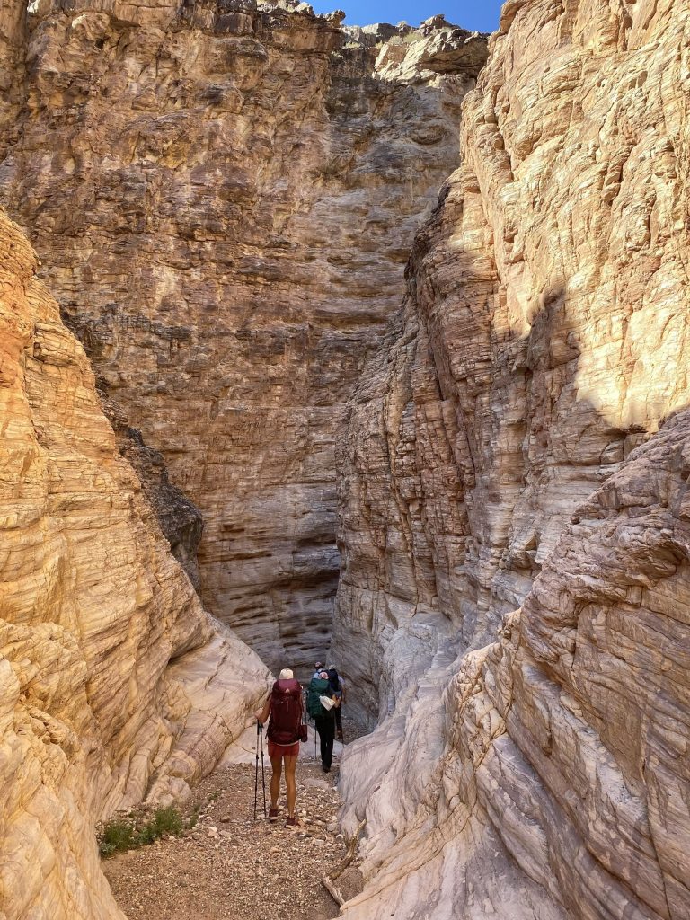 Hiking down 75-Mile Creek on the Escalante Route