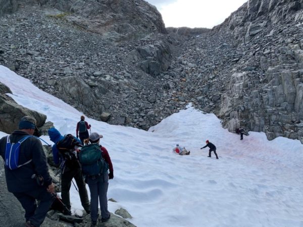 2019 - Mt. Goddard, snow slide