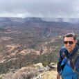bill hall trail thunder river overlook with clouds snow grand canyon-min