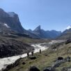 square - mt thor baffin island with river