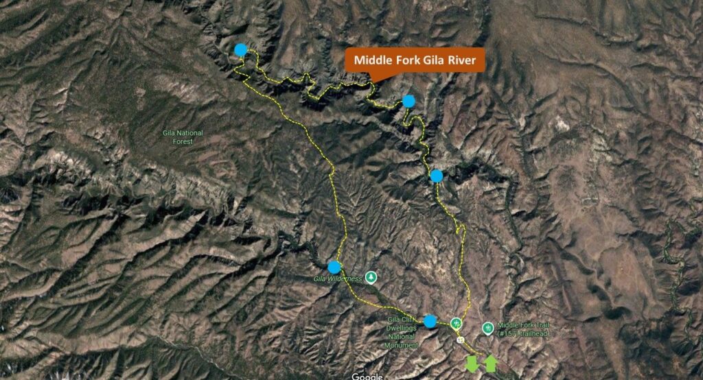 Gila Wilderness New Mexico - 5-Night Guided Backpacking Trek - TSX