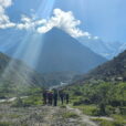 hike to gongga basecamp
