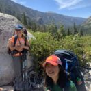 kids hiking in sun sq